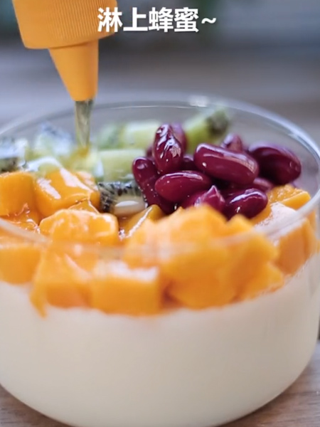 Fruit Iced Bean Curd recipe