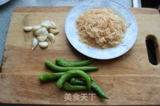 Hang Pepper Garlic Mixed with Shrimp Skin recipe