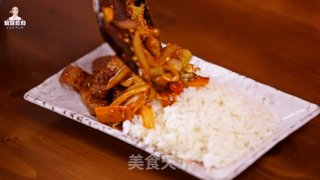 Korean Spicy Stir-fried Pork Belly Rice recipe