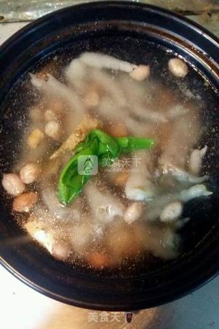 Peanut and Chicken Feet Soup recipe