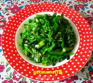 Nourish The Liver in Spring and Eat More Greens One by One to Stir-fry The Rape Moss recipe