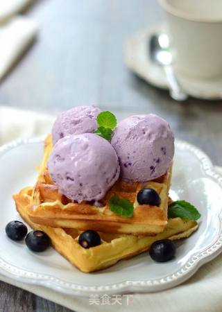 [purple Sweet Potato Ice Cream] The Purple that Makes Your Heart Beat recipe