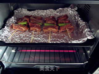 Grilled Pork Ribs with Green Garlic recipe