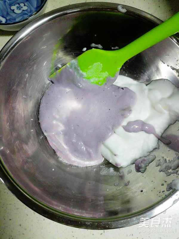 Milky Purple Potato Rice Cake recipe