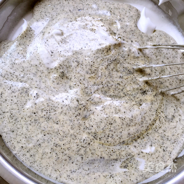 Xylitol Black Sesame Chiffon (seven Inches Hollow) recipe