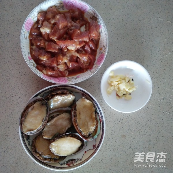 Abalone Fried Plum Meat recipe