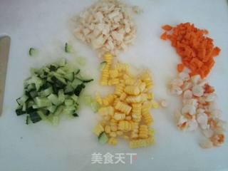 Colorful Shrimp Tofu recipe