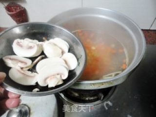 Mushroom Corn Soup recipe
