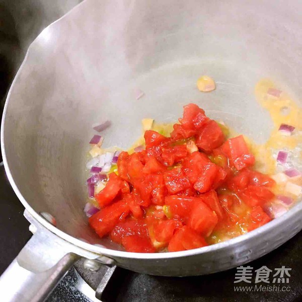 Baby Food Supplement Tomato Seafood Risotto recipe