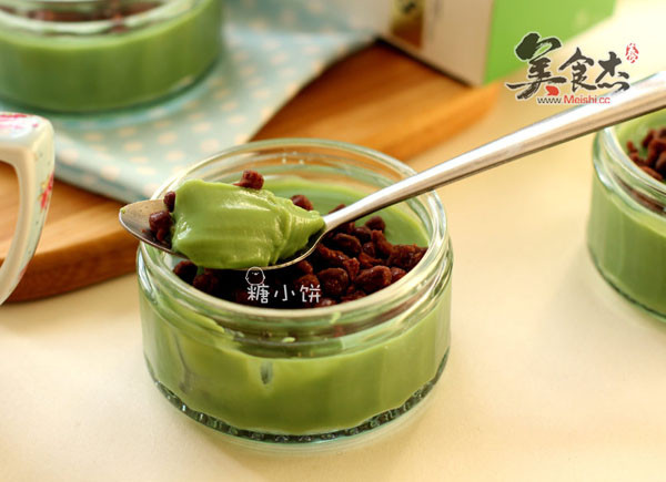 Matcha Soy Milk Pudding recipe