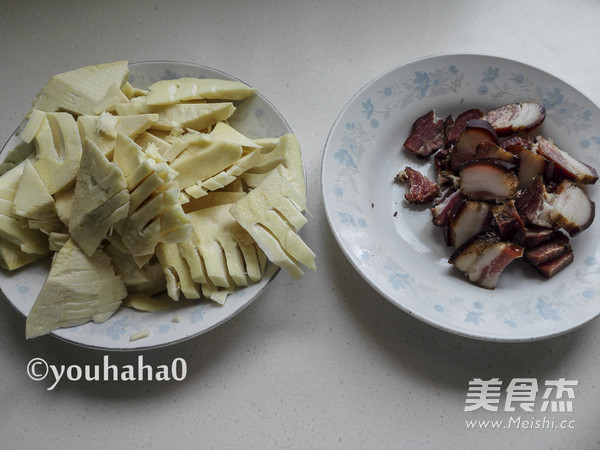 Braised Bamboo Shoots with Bacon recipe
