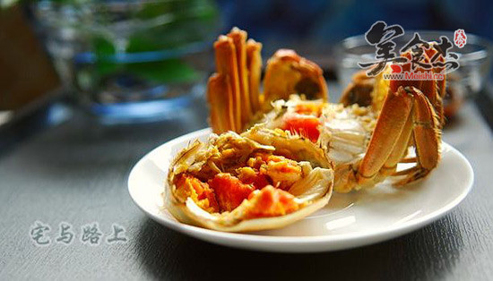 Huadiao Baked Hairy Crab recipe