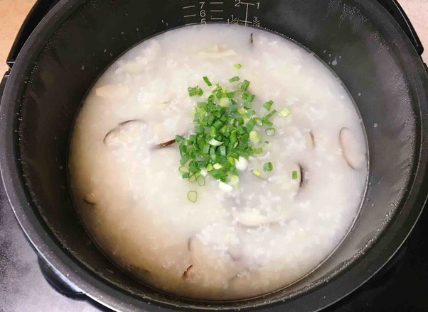 Mushroom and Scallop Porridge recipe