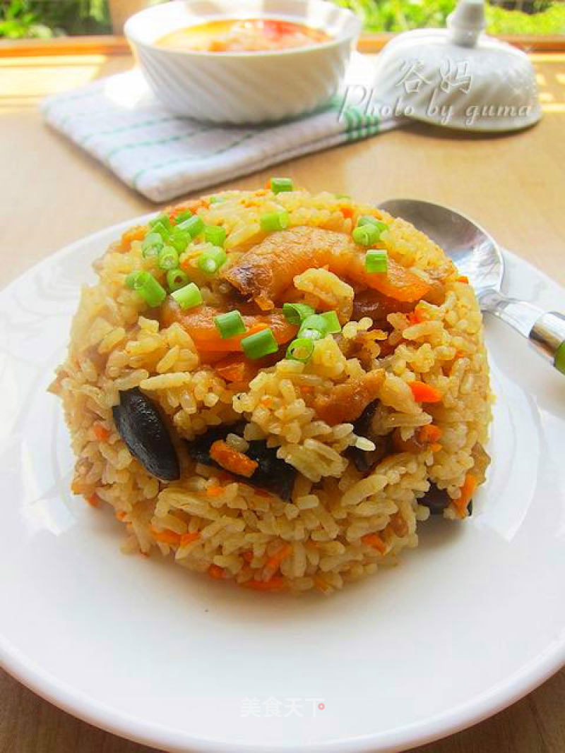 Shiitake Shrimp Rice recipe