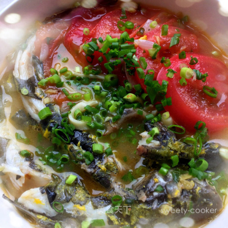 Tomato Fish Noodle Soup recipe