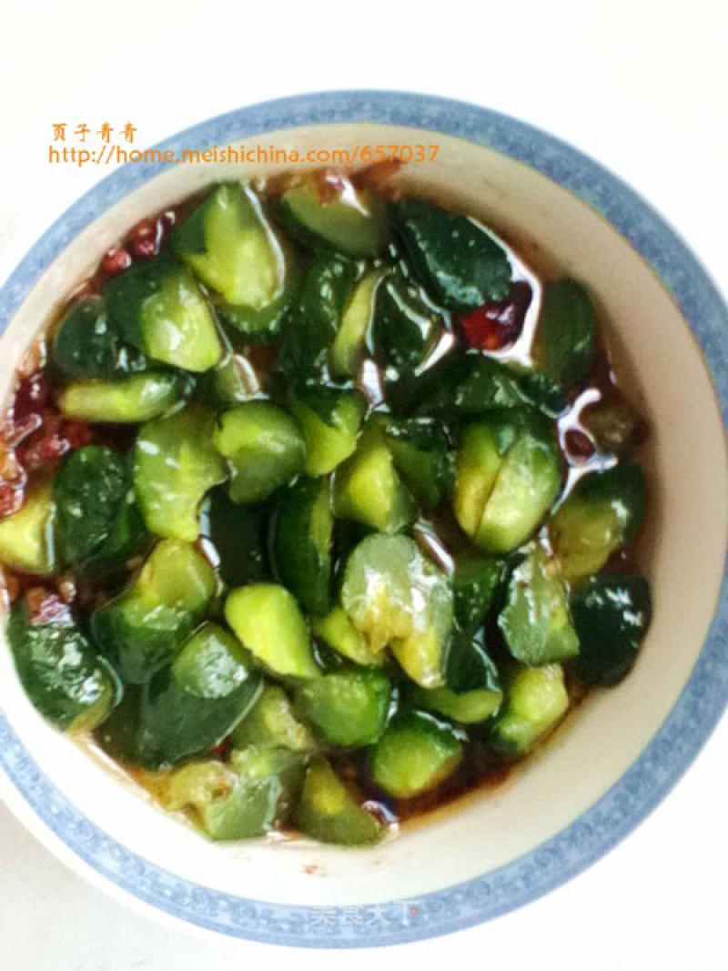 Hot and Sour Pickled Cucumber recipe