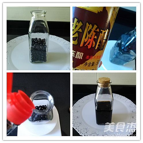 Vinegar Soaked Black Beans recipe