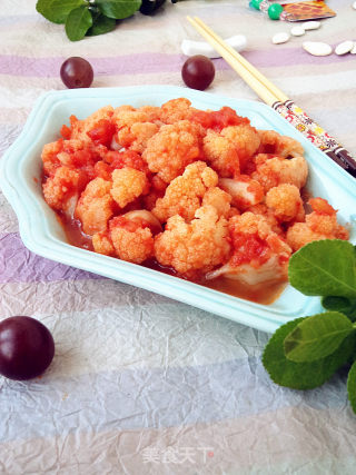 Cauliflower with Tomato Sauce recipe