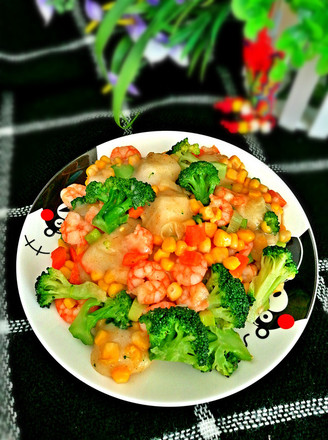 Fried Rice Cake with Shrimp recipe