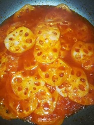 Tomato Sauce Lotus Root Slices recipe