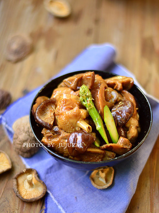 Stewed Chicken with Mushrooms recipe