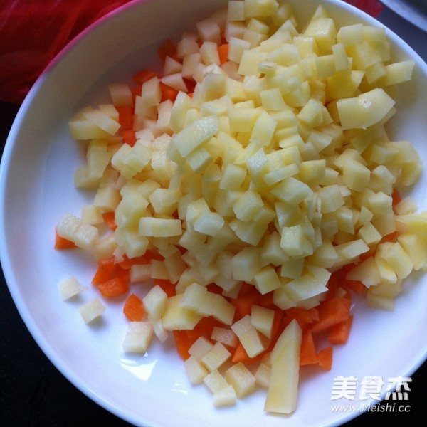 Potato Legend-potato Fried Rice recipe