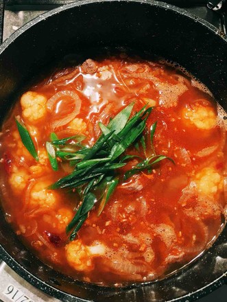 Hot Sauce Soup·beef Vermicelli recipe