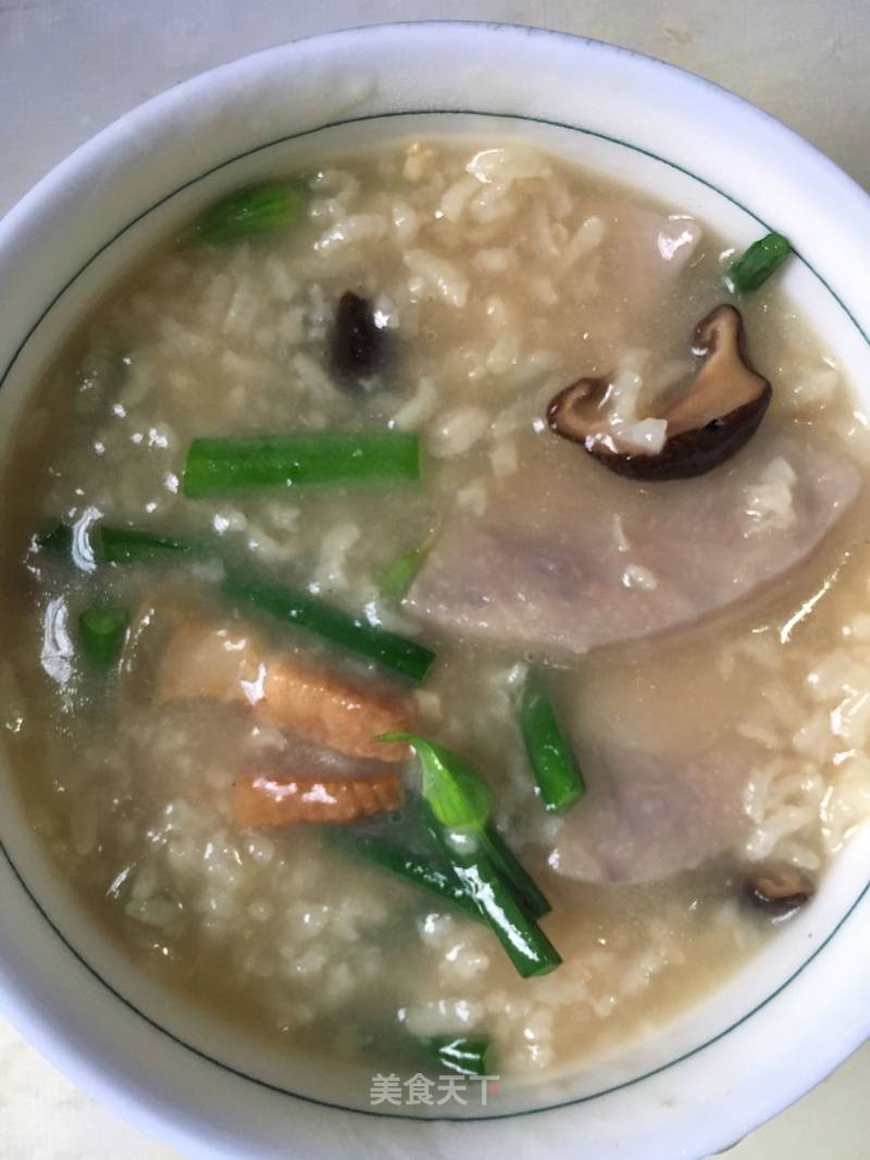 Taro Leek Flower Porridge recipe