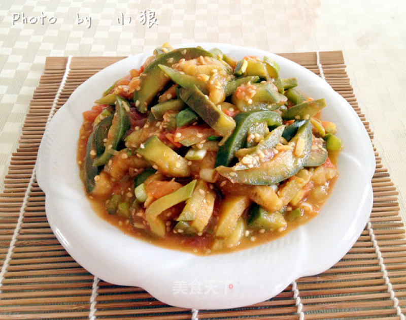 Two Eggplants Meet ------ Stir-fried Eggplant with Tomato recipe