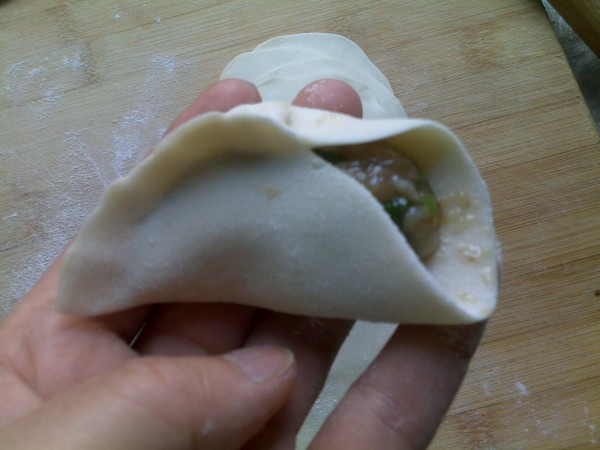 Wheat Celery and Shiitake Mushroom Dumplings recipe