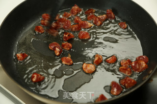 Fried Edamame with Crispy Radish recipe