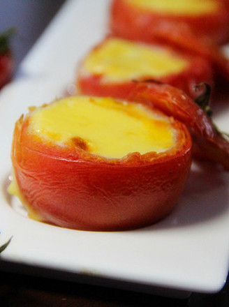 Tomato Baked Egg Pudding recipe