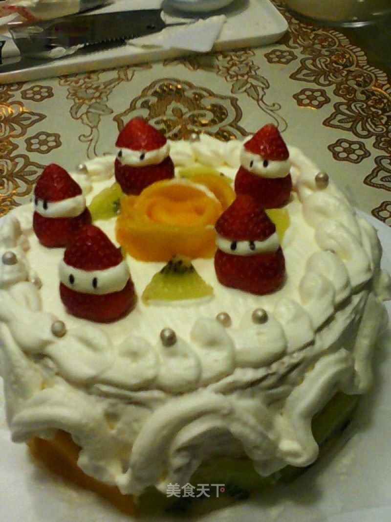 Christmas Snow Baby Cake recipe