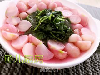 Sesame Oil Clear Soup with Cherry and Radish ── "fish Kitchen" Private Kitchen recipe