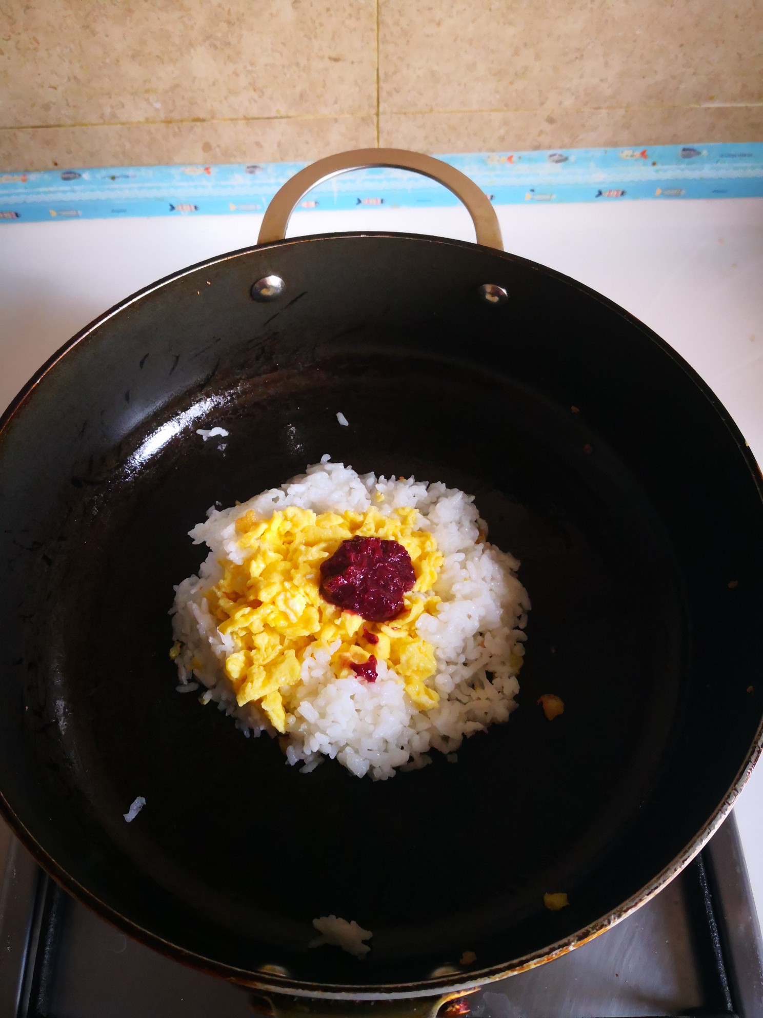 Fried Rice with Bayberry and Egg recipe