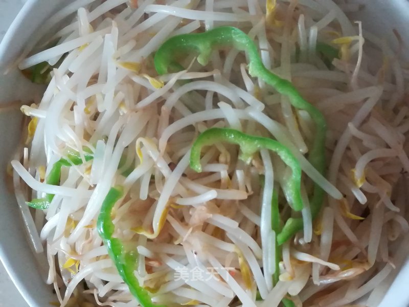 Hot and Sour Mung Bean Sprouts recipe