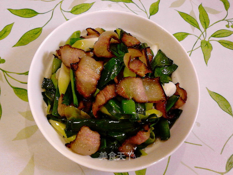 Stir-fried Bacon with Garlic recipe