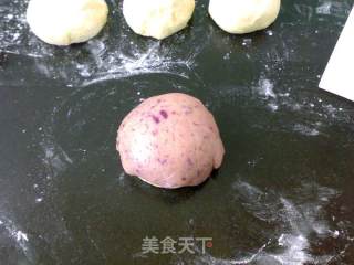 Purple Sweet Potato Pineapple Bun recipe