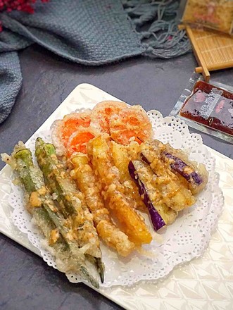 Fried Vegetable Salad Chobe Salad Sauce recipe