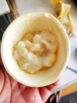 Banana Pie with Egg Tart Crust recipe