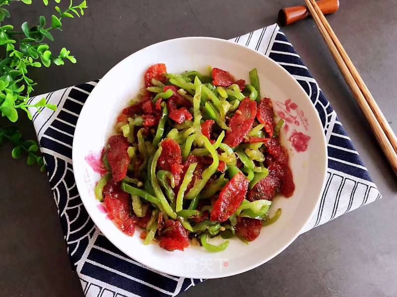 Stir-fried Bacon with Hot Pepper recipe