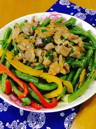 Stir-fried String Beans with Pork recipe