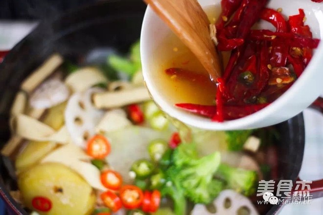 Lazy Spicy Hot Pot (refuses Hot Pot Bottom) recipe