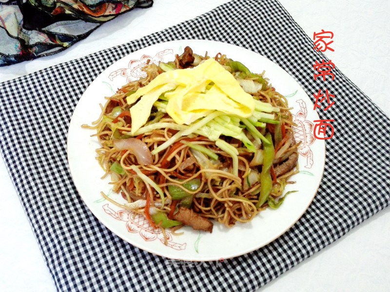 "summer Lazy Meal" Homemade Fried Noodles recipe