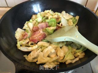 Stir-fried Cabbage with Bacon recipe