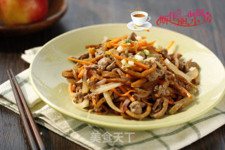 Chiba Tofu Stir-fried Shredded Beef recipe