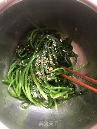 Spinach with Sesame Seeds recipe