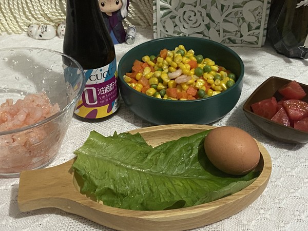 Shrimp and Egg Salad, A Must for Healthy and Low-fat Weight Loss! recipe