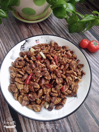 Fried Silkworm Pupa recipe