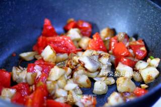 Grilled Eggplant with Tomatoes recipe